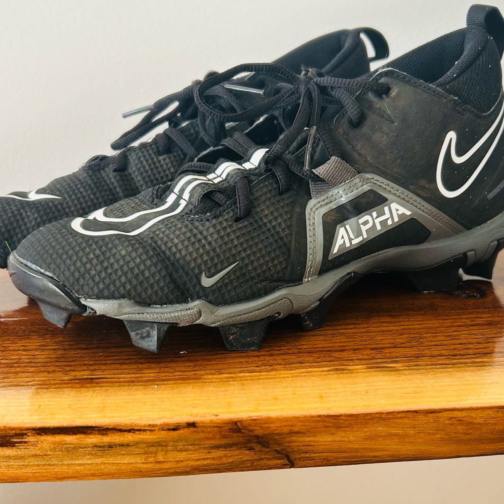 Nike Alpha Black Football Cleats